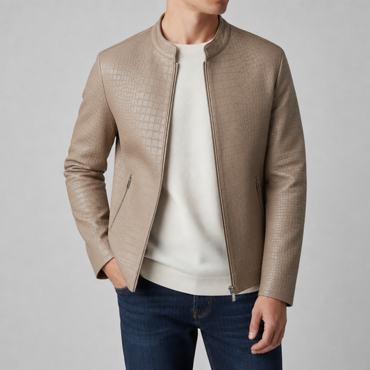 Roger | Veste homme en cuir