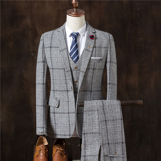 Costume homme 3 pièces pour mariage, veste et pantalon