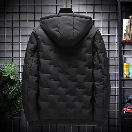 Veste courte à capuche homme, vue de face