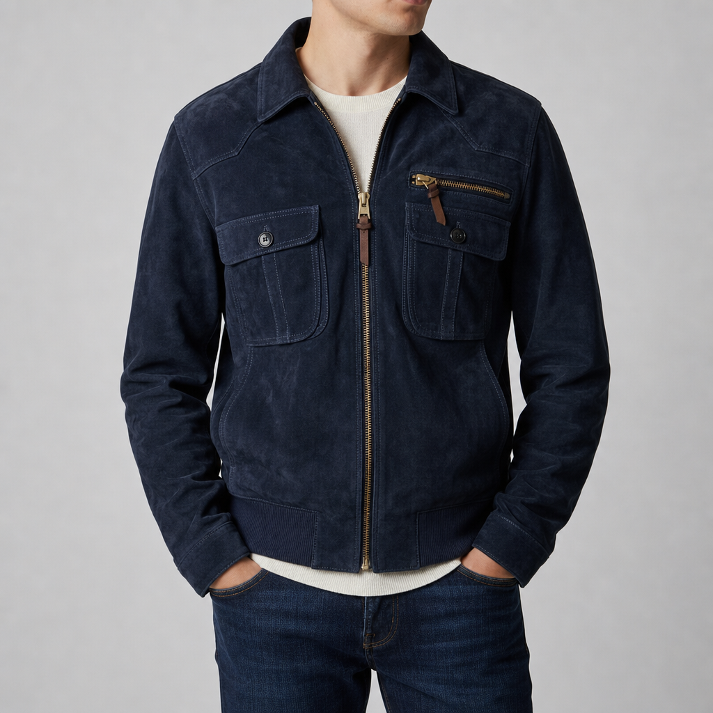 Grégoire | Veste homme en daim