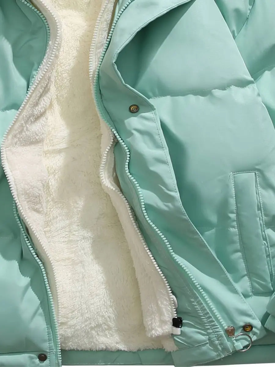 Veste d'hiver femme à capuche