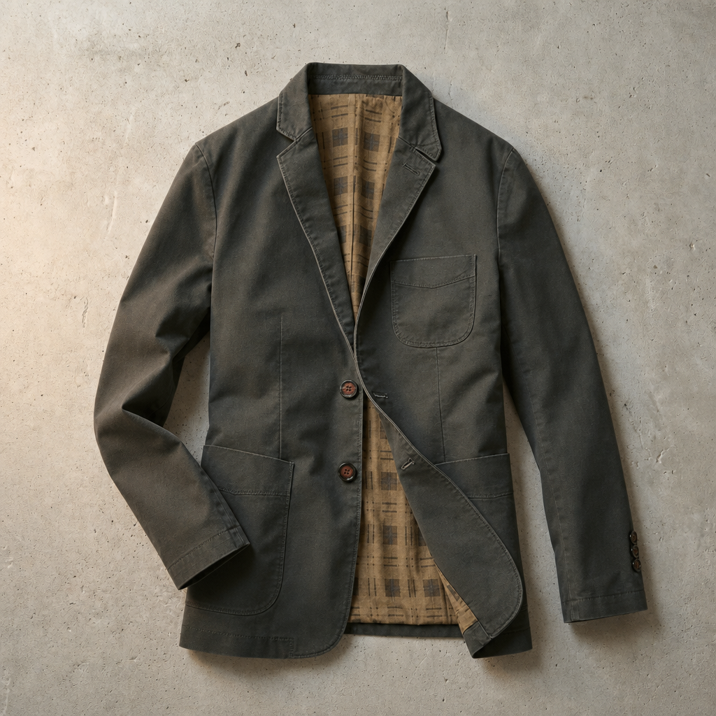 Renaud | Blazer homme en twill de coton