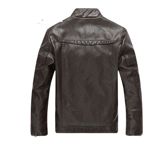 Veste homme en simili cuir style urbain