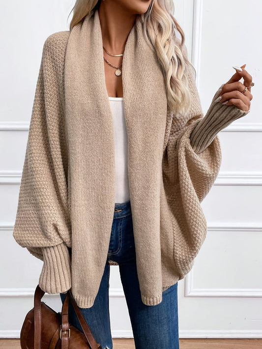 Cardigan long femme en maille