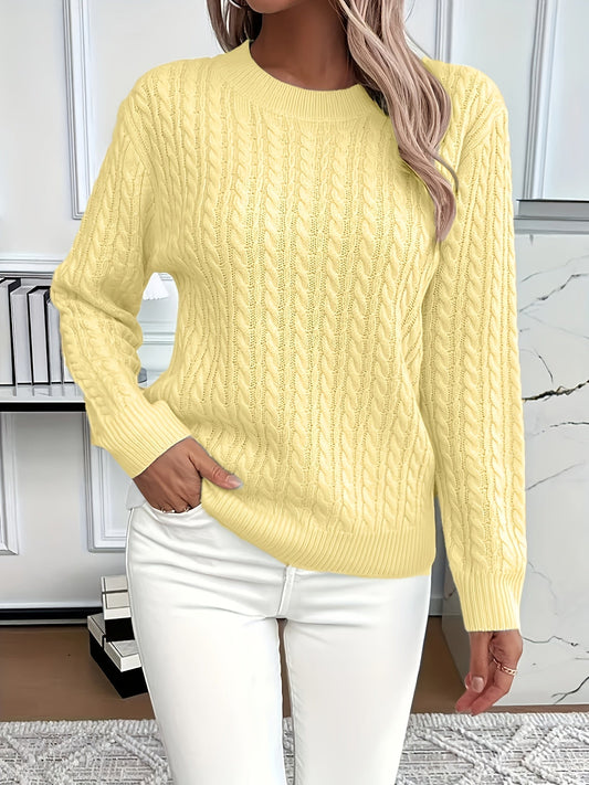 Noémie | Pull femme motif torsadé