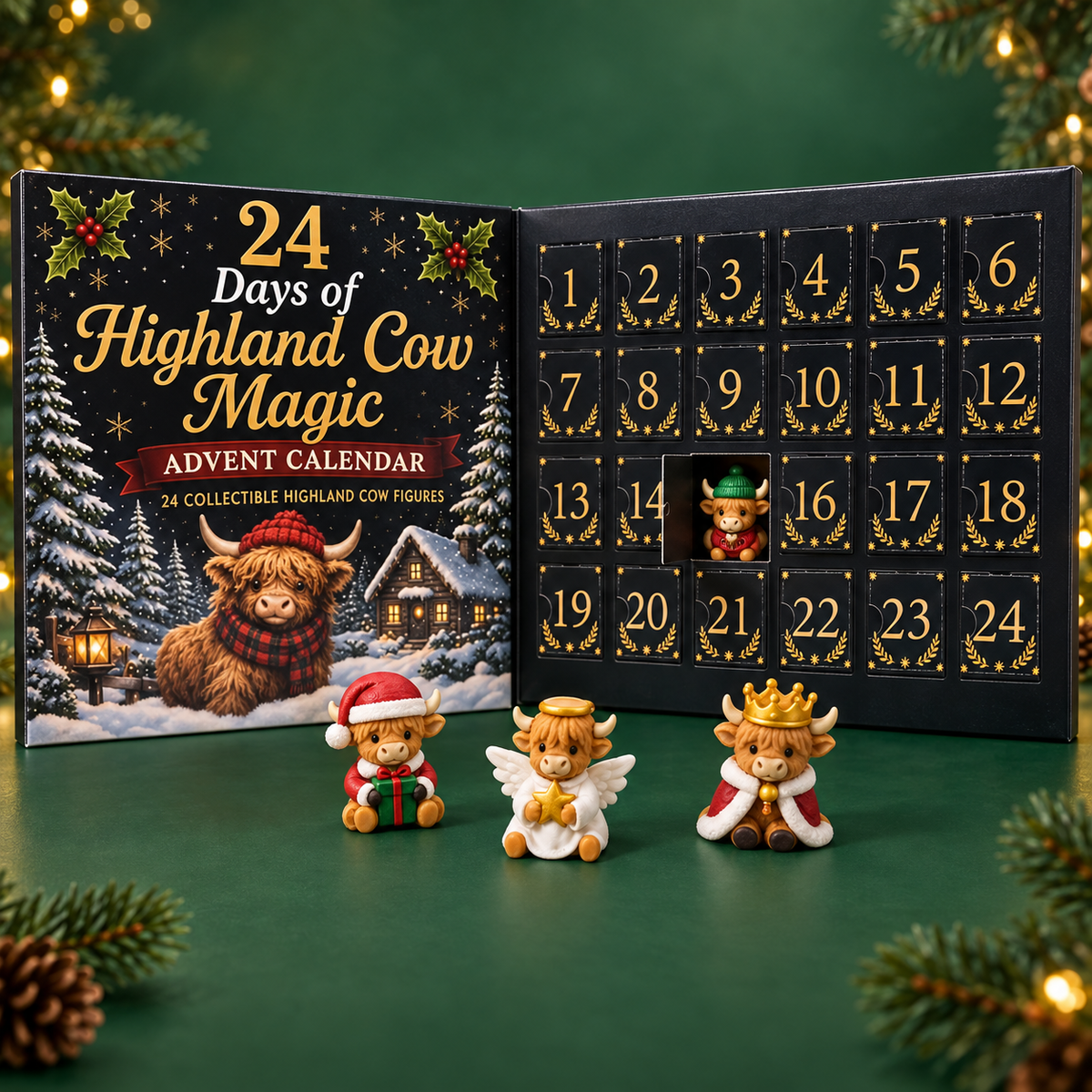Isaure | Calendrier de l’Avent vache highland