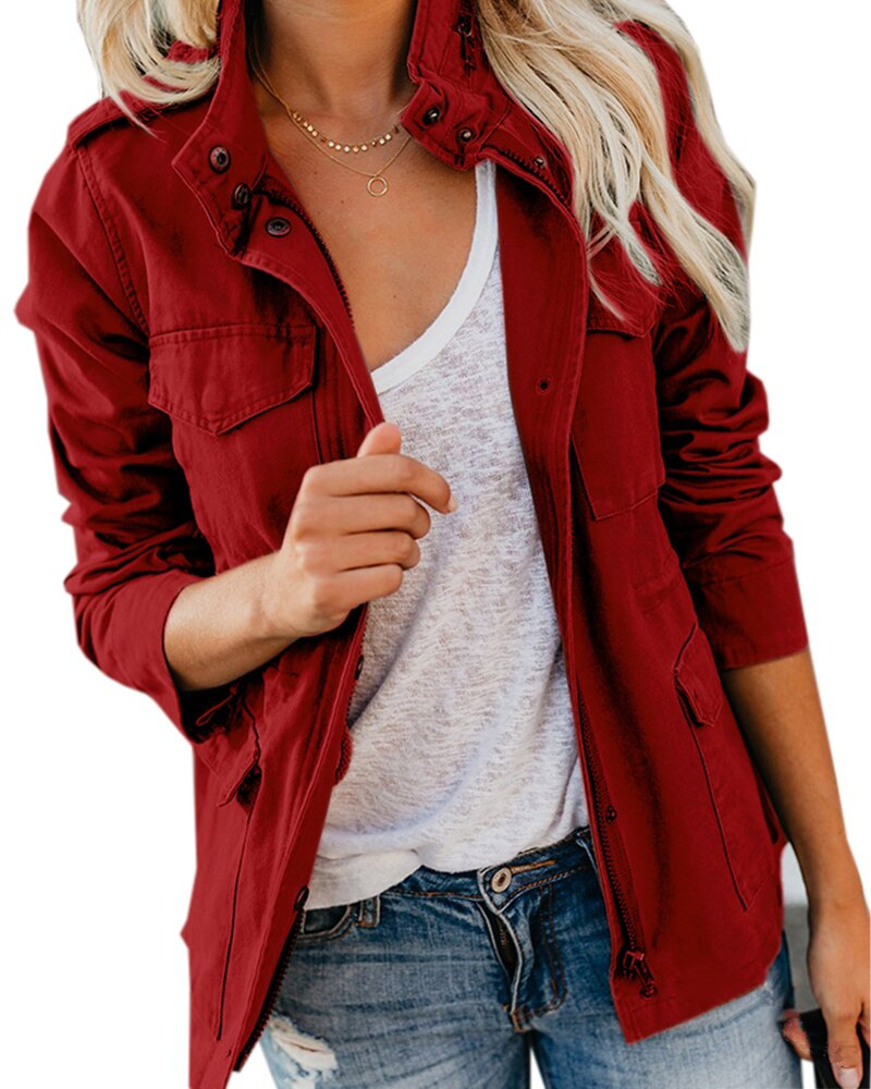 Raina | Veste utilitaire col montant