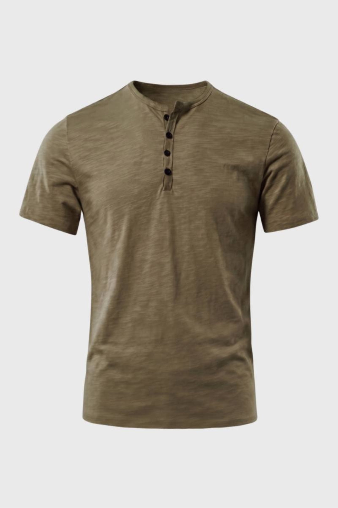 T-shirt Henley pour homme | Col rond à patte de boutonnage | Style décontracté et décontracté pour tous les jours
