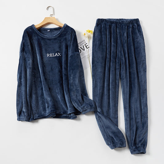 Ensemble pyjama homme flanelle deux pièces, haut et pantalon