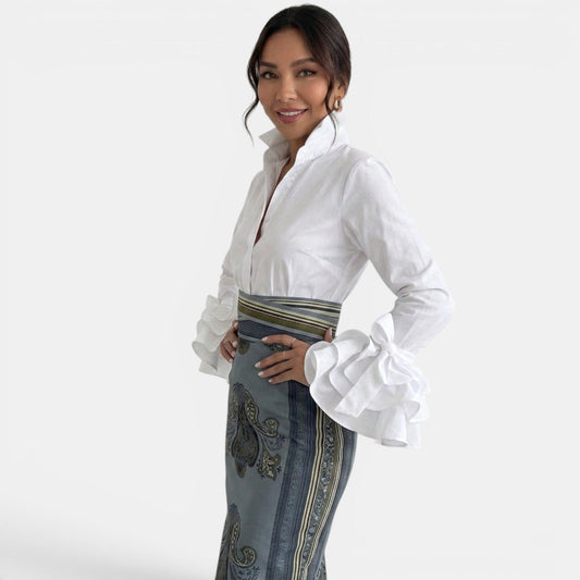 Babette | Chemise femme casual à volants