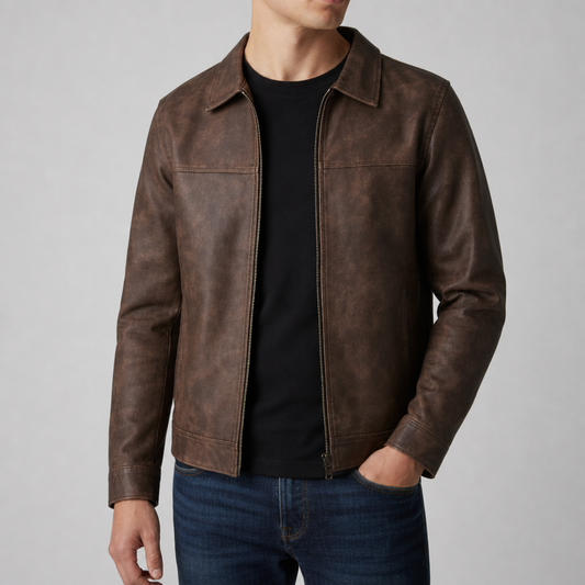 Wilfried | Veste homme en cuir