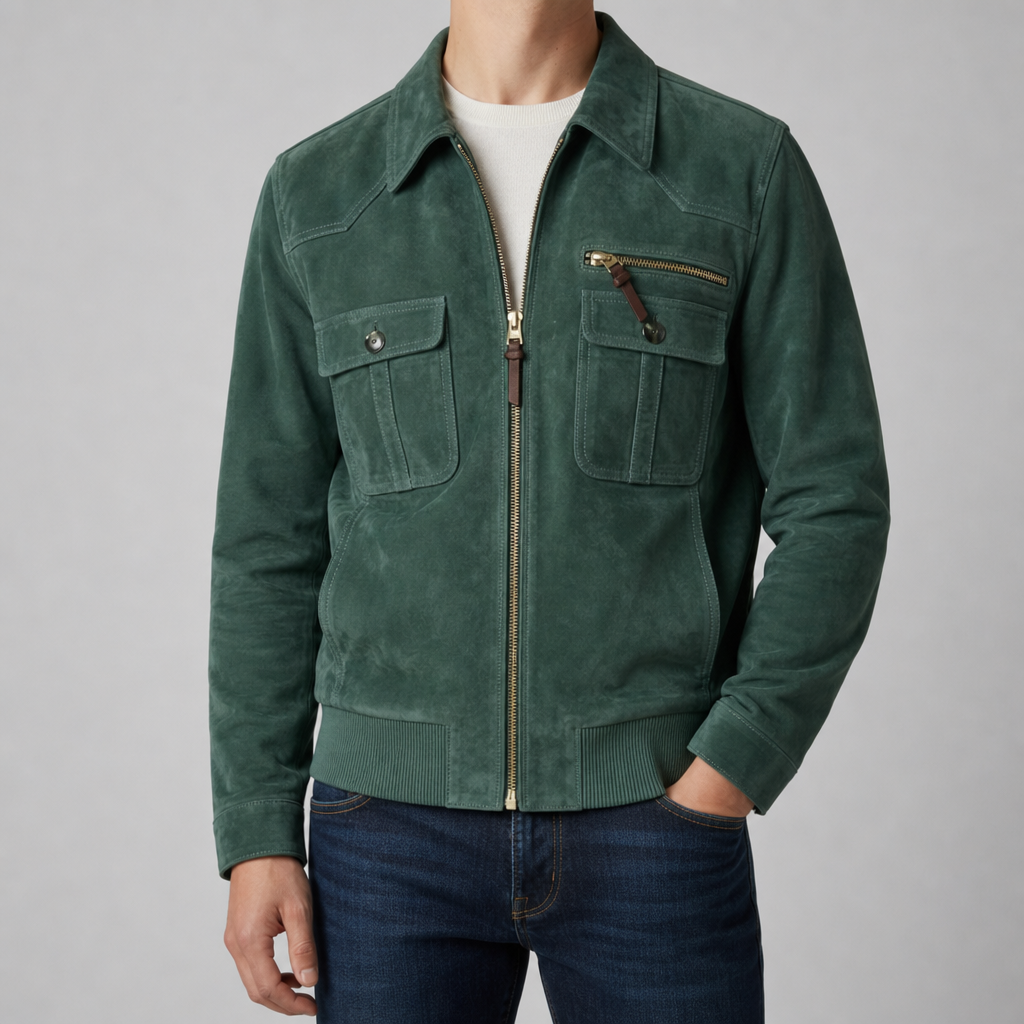 Grégoire | Veste homme en daim