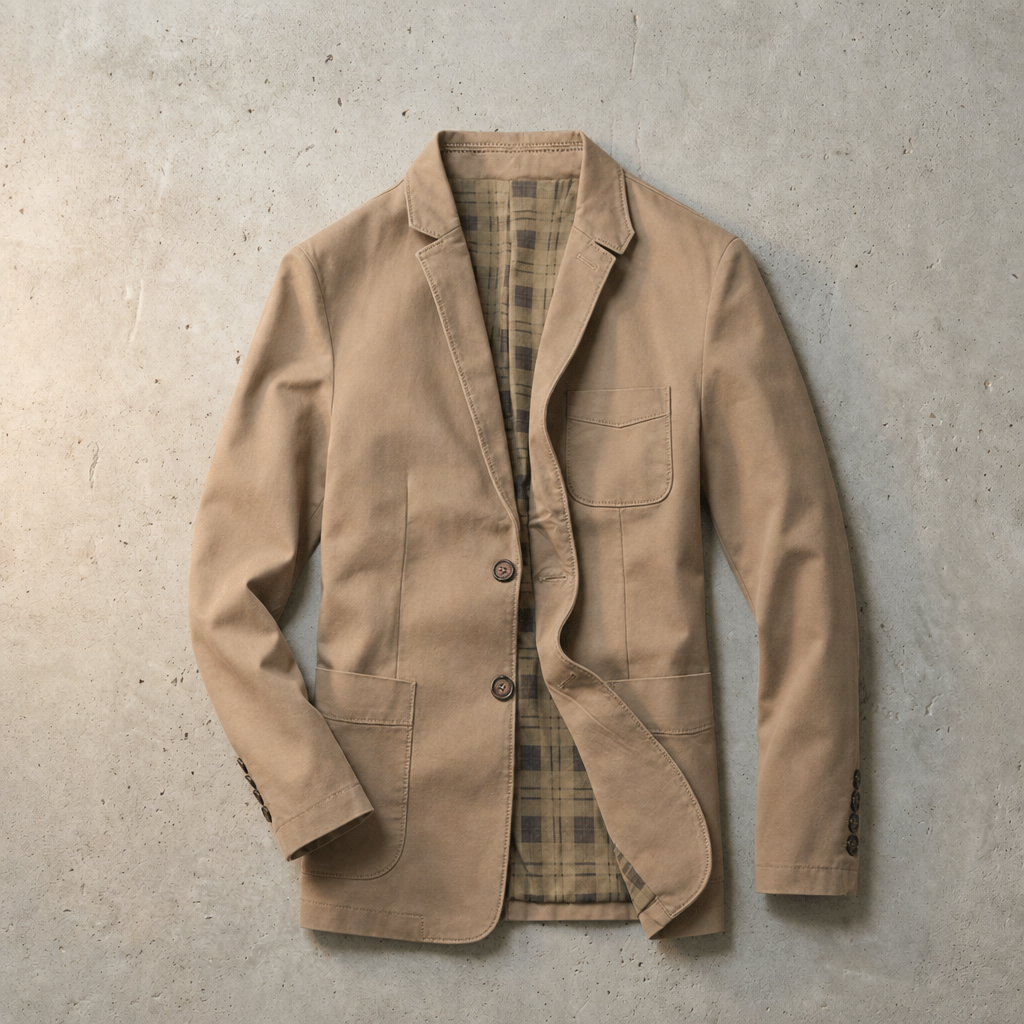 Renaud | Blazer homme en twill de coton