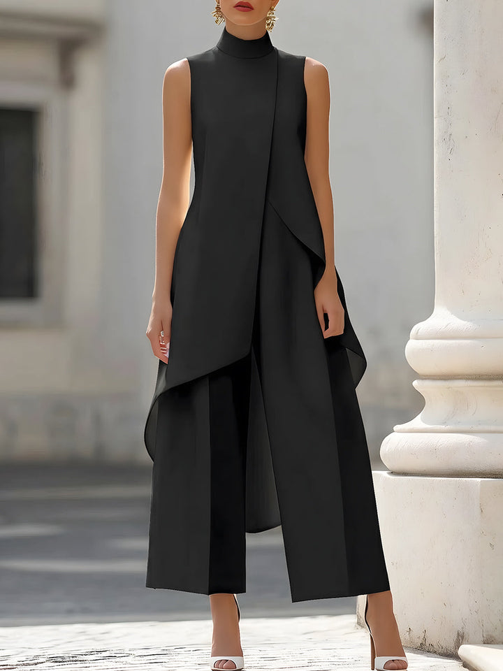 Justine | Combinaison col montant asymétrique
