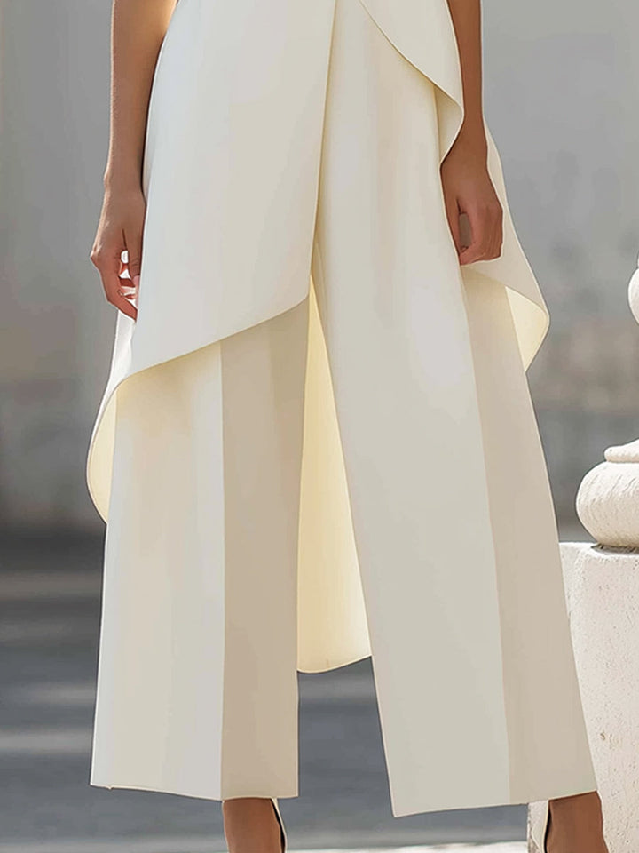 Justine | Combinaison col montant asymétrique
