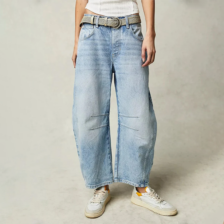 Manon | Pantalon Large Femme Taille Haute