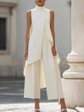 Justine | Combinaison col montant asymétrique