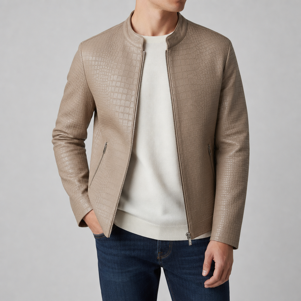 Roger | Veste homme en cuir