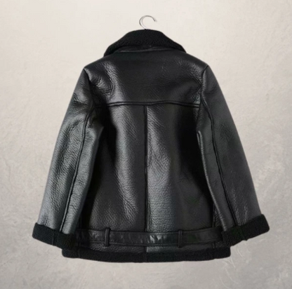 Veste motard femme à col polo en plusieurs coloris