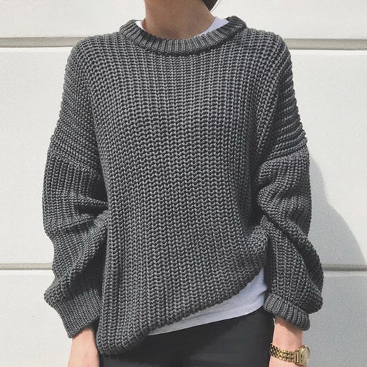 Pull femme en polyester disponible en plusieurs coloris