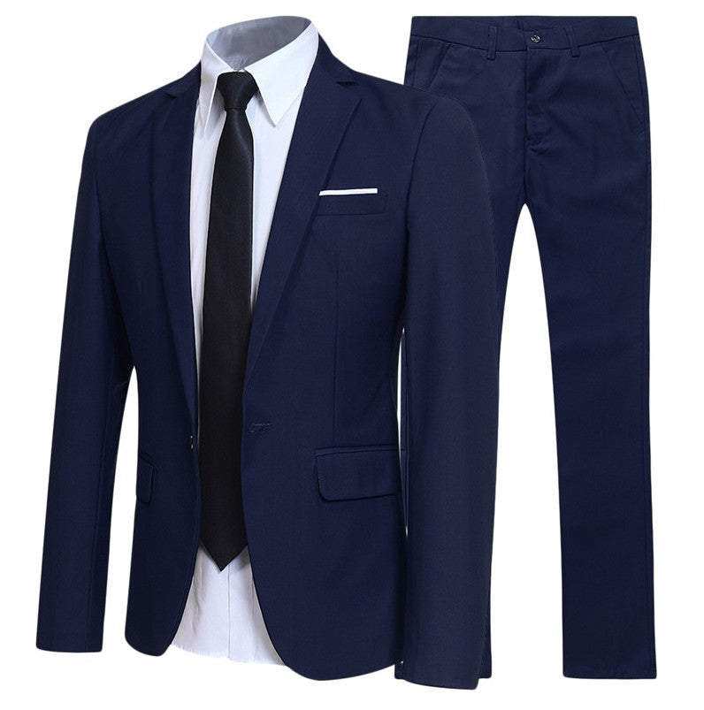 Costume homme 3 pièces bleu marine pour mariage