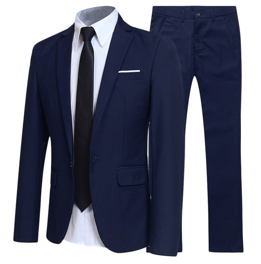 Costume homme 3 pièces bleu marine pour mariage