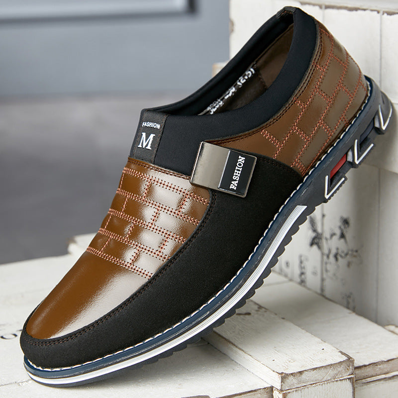 Chaussures casual homme en similicuir tige basse