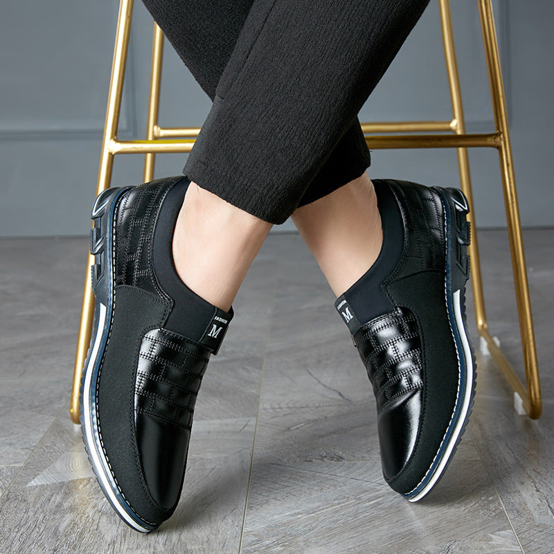 Chaussures casual homme en similicuir tige basse