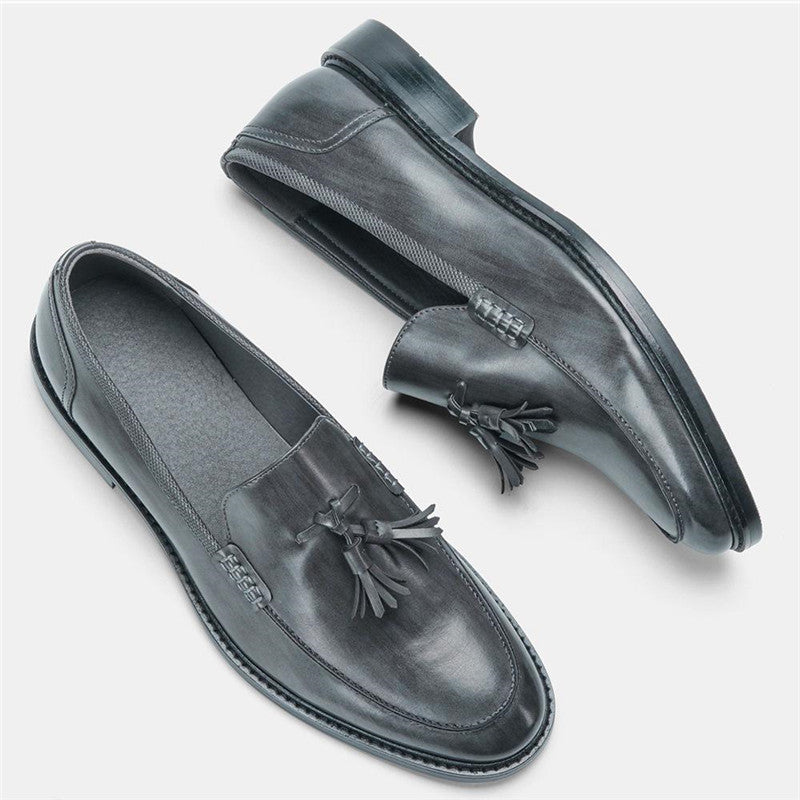 Mocassins à glands pour homme, vue de profil