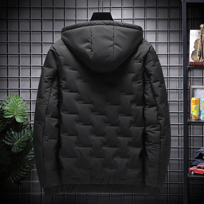 Veste courte à capuche homme, vue de face