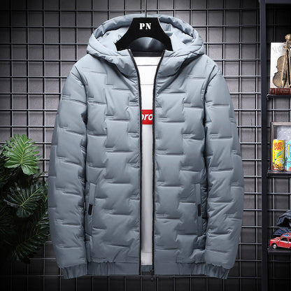 Veste courte à capuche homme, vue de face