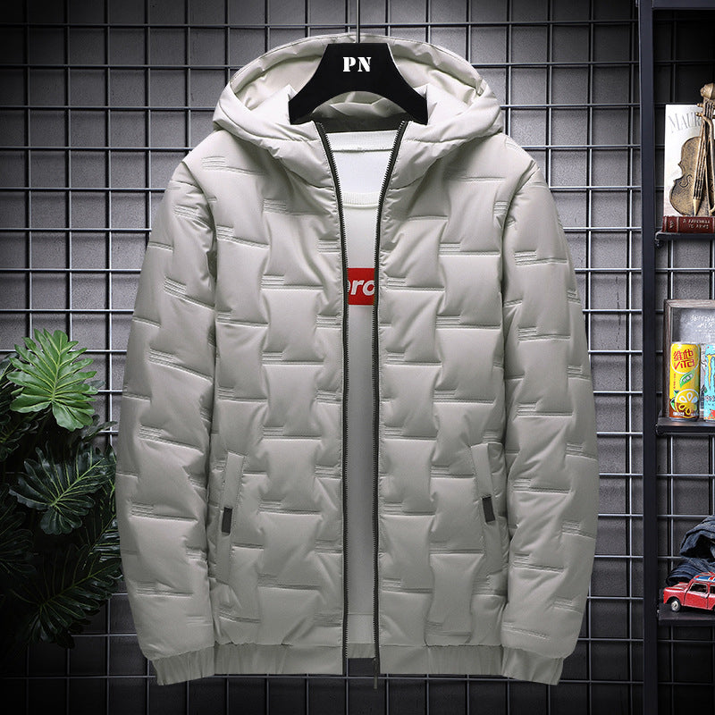 Veste courte à capuche homme, vue de face