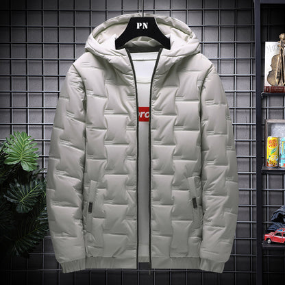 Veste courte à capuche homme, vue de face