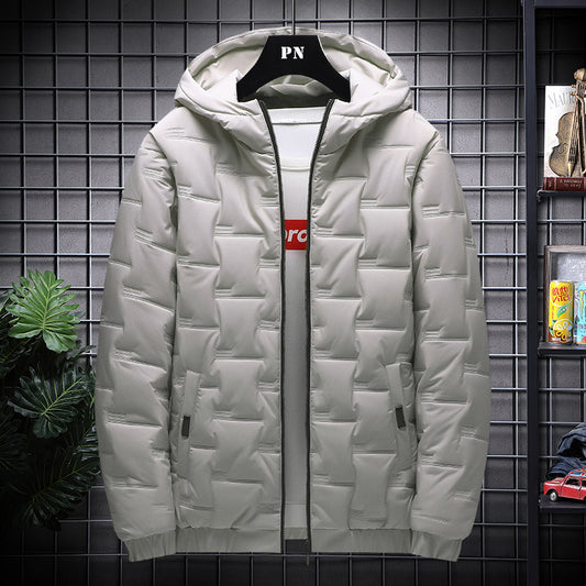 Veste courte à capuche homme, vue de face