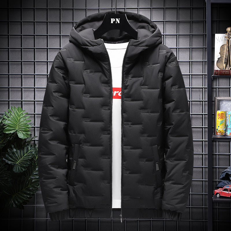 Veste courte à capuche homme, vue de face