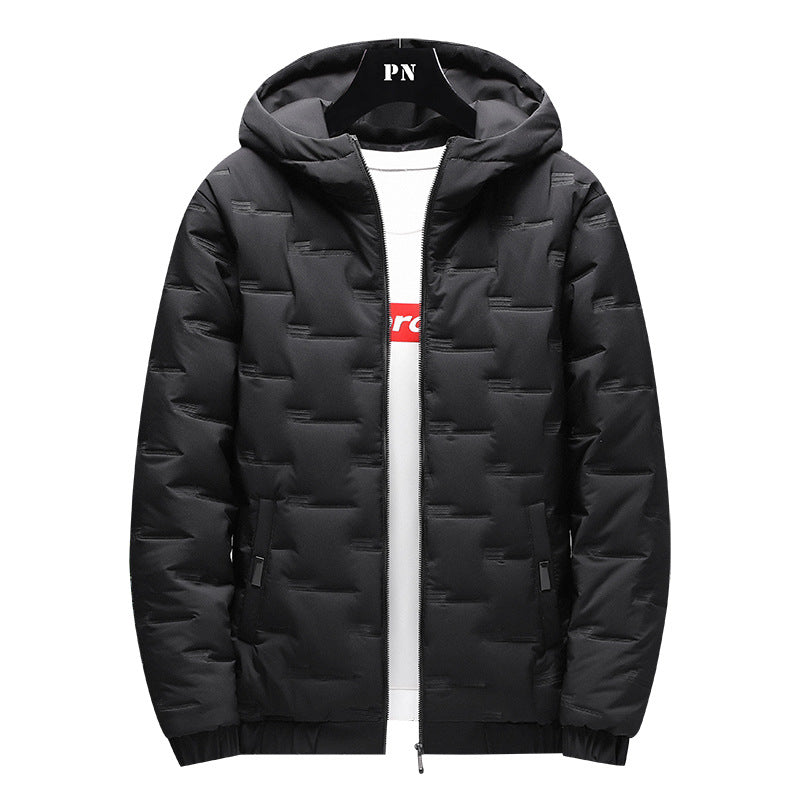Veste courte à capuche homme, vue de face