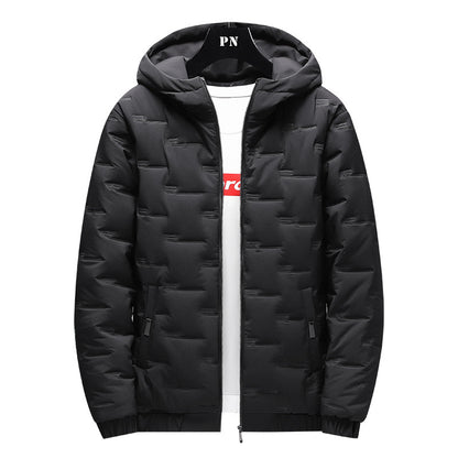 Veste courte à capuche homme, vue de face