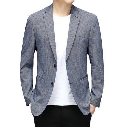 Veste de costume homme à carreaux slim gris
