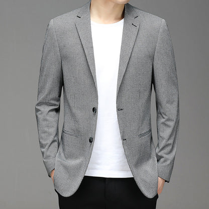 Veste de costume homme à carreaux slim gris