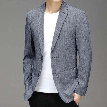 Veste de costume homme à carreaux slim gris