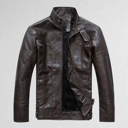 Veste homme en simili cuir style urbain