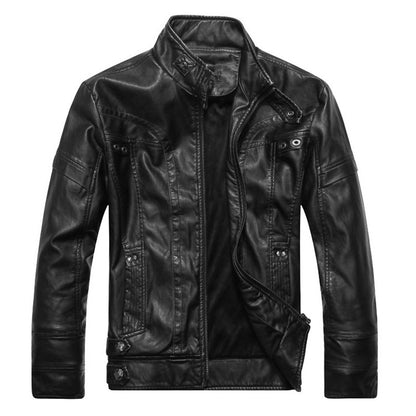 Veste homme en simili cuir style urbain