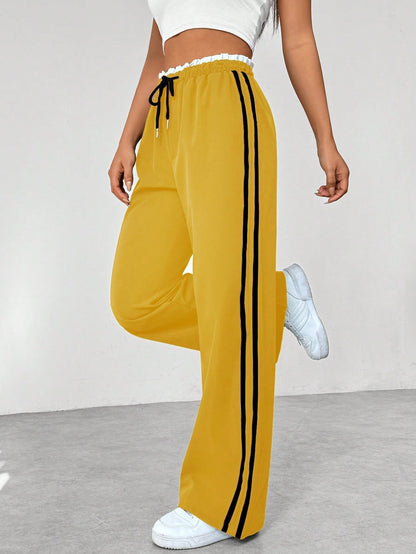 Pantalon wide leg streetwear femme
