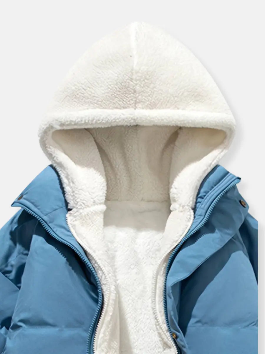 Veste d'hiver femme à capuche