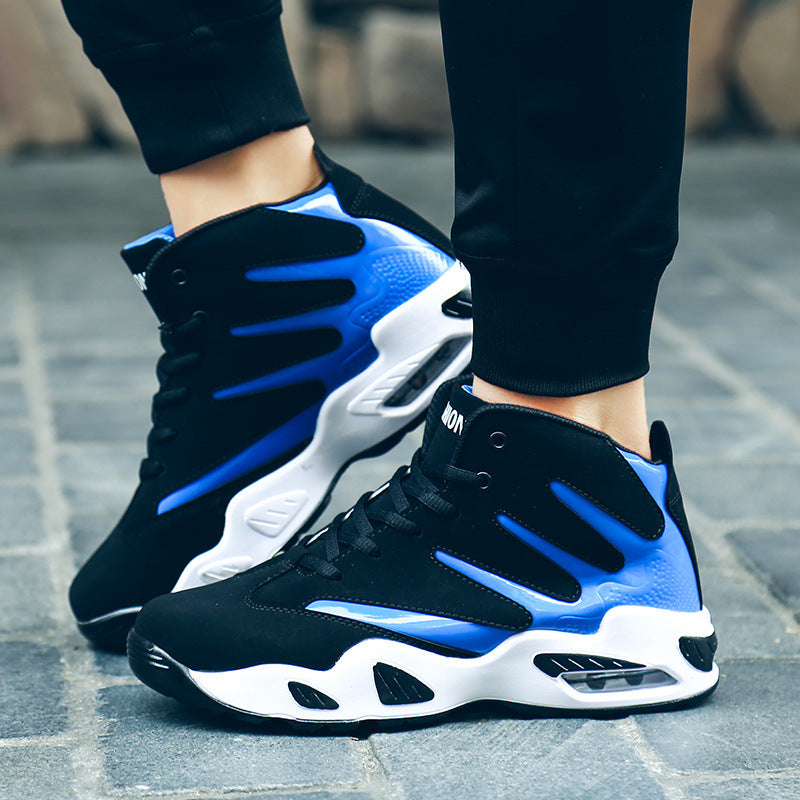 Chaussures de basket montantes homme à coussin d'air