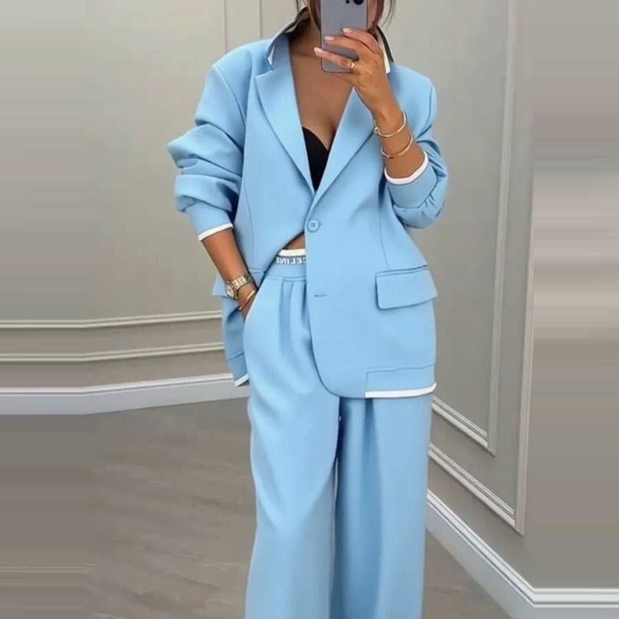 Katell | Ensemble blazer et pantalon femme