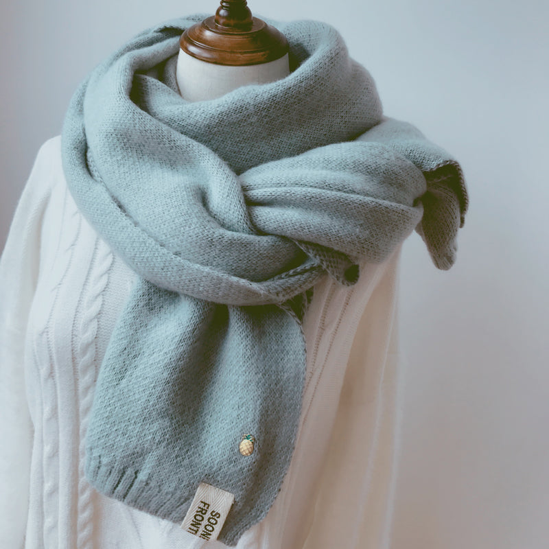 Écharpe femme hiver en imitation cachemire