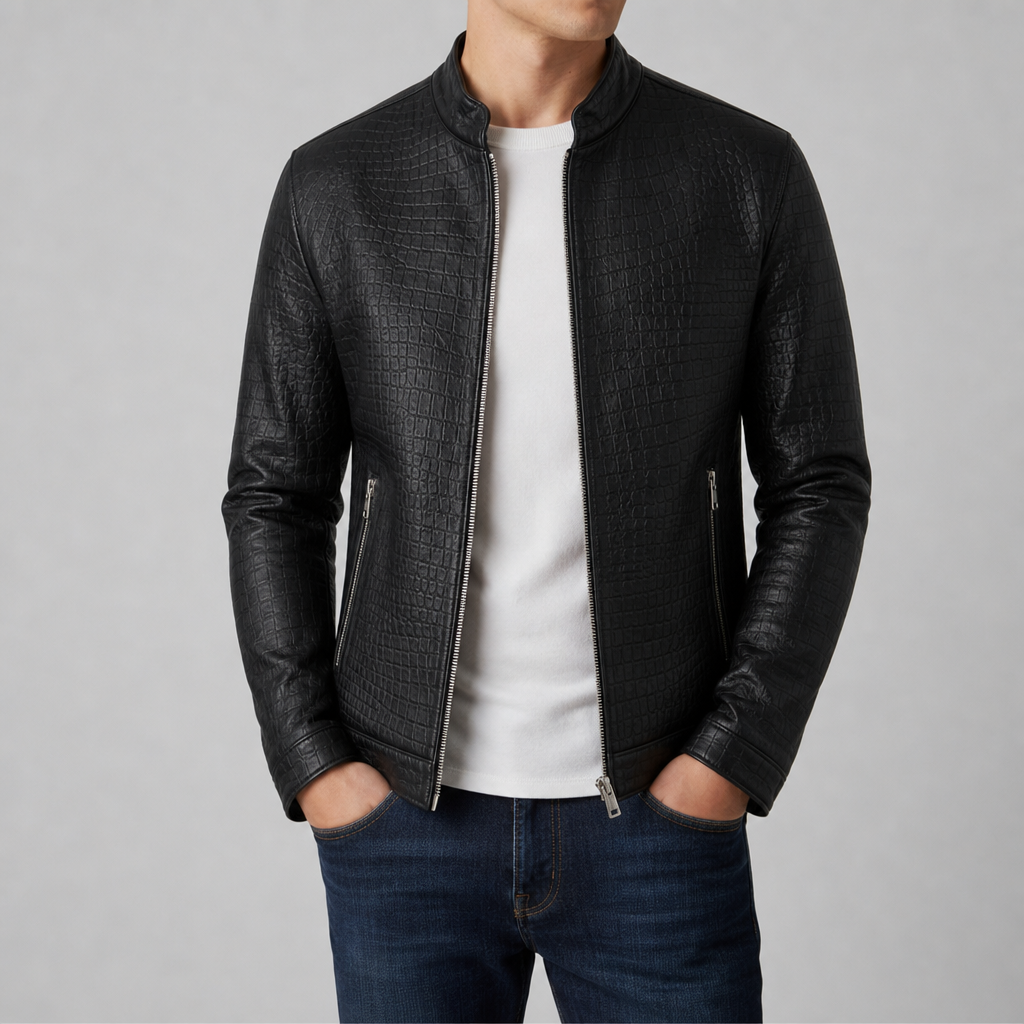 Roger | Veste homme en cuir