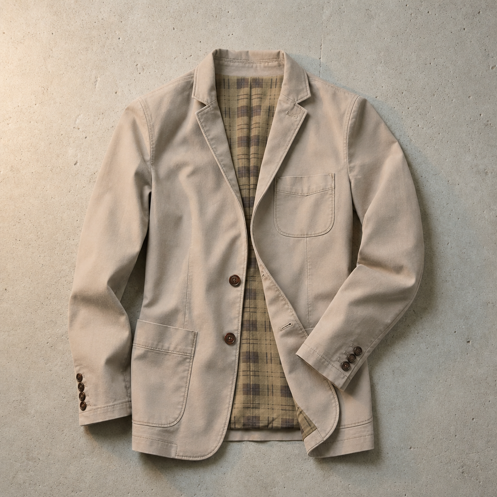 Renaud | Blazer homme en twill de coton