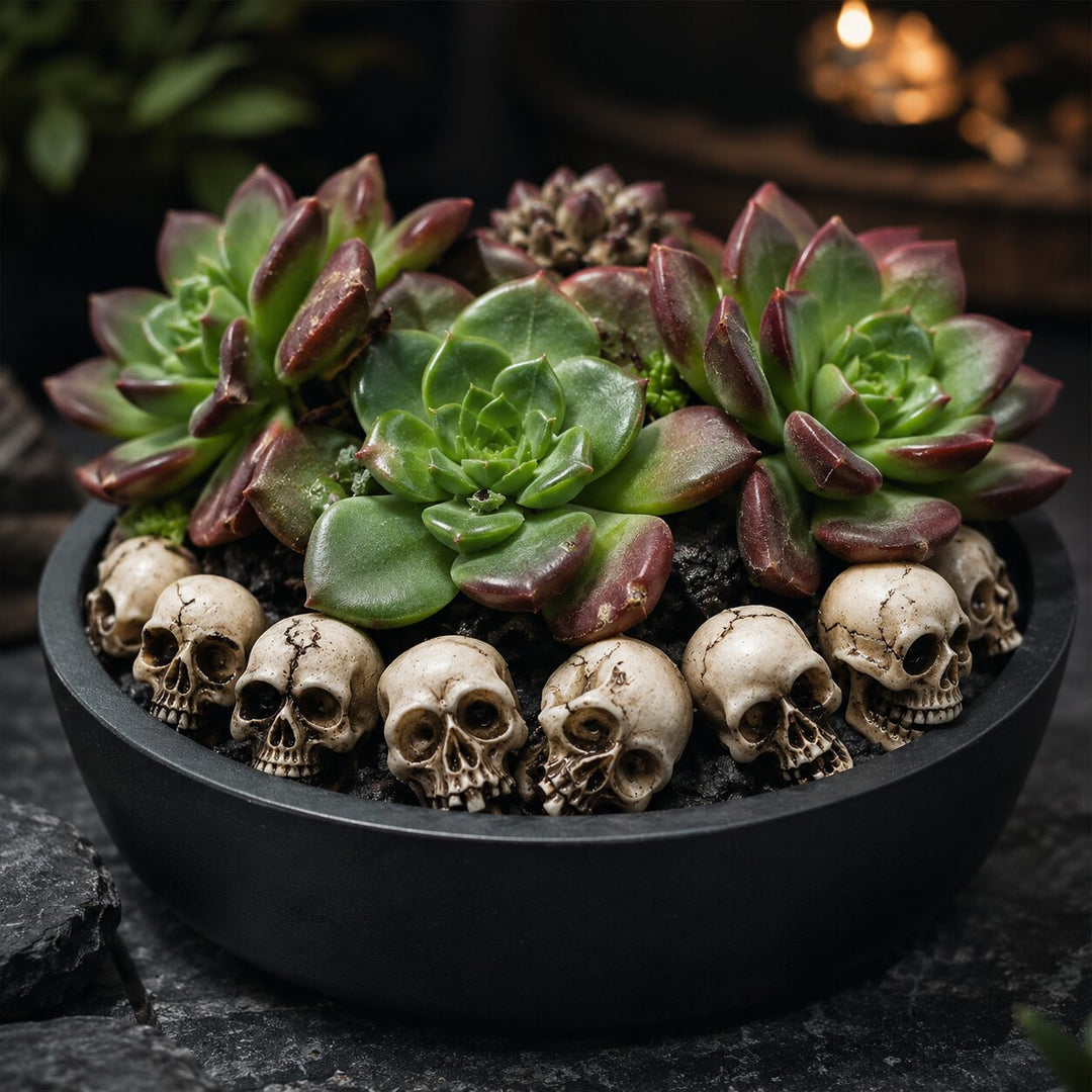 Braise | Lot de 20 mini crânes Halloween